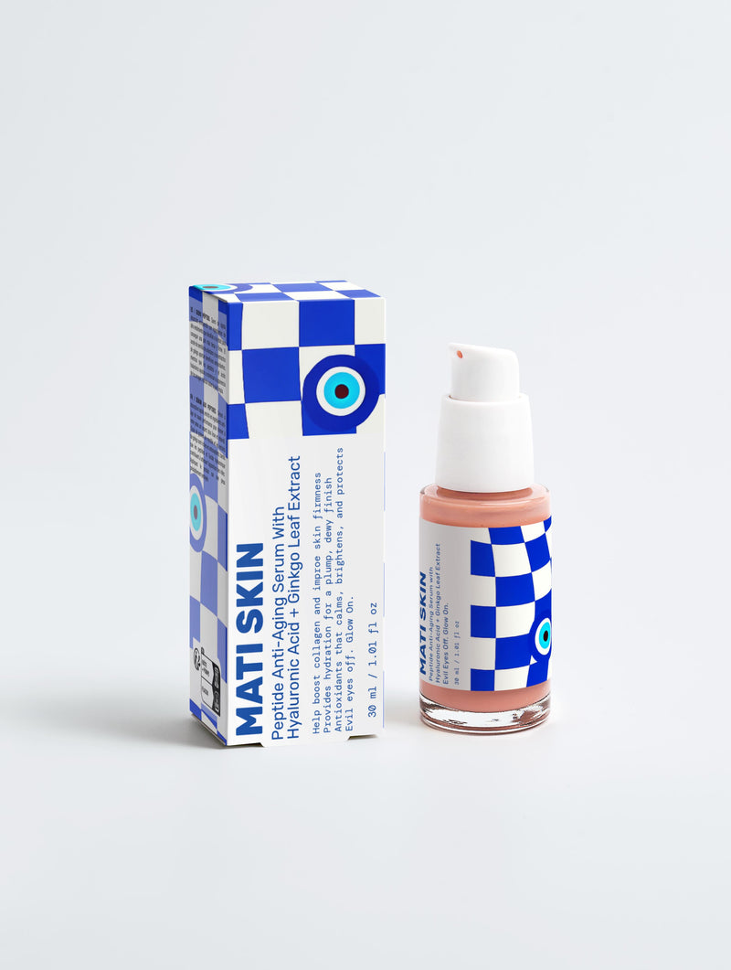Peptide Anti-Aging Serum with Hyaluronic Acid + Ginkgo Leaf Extract